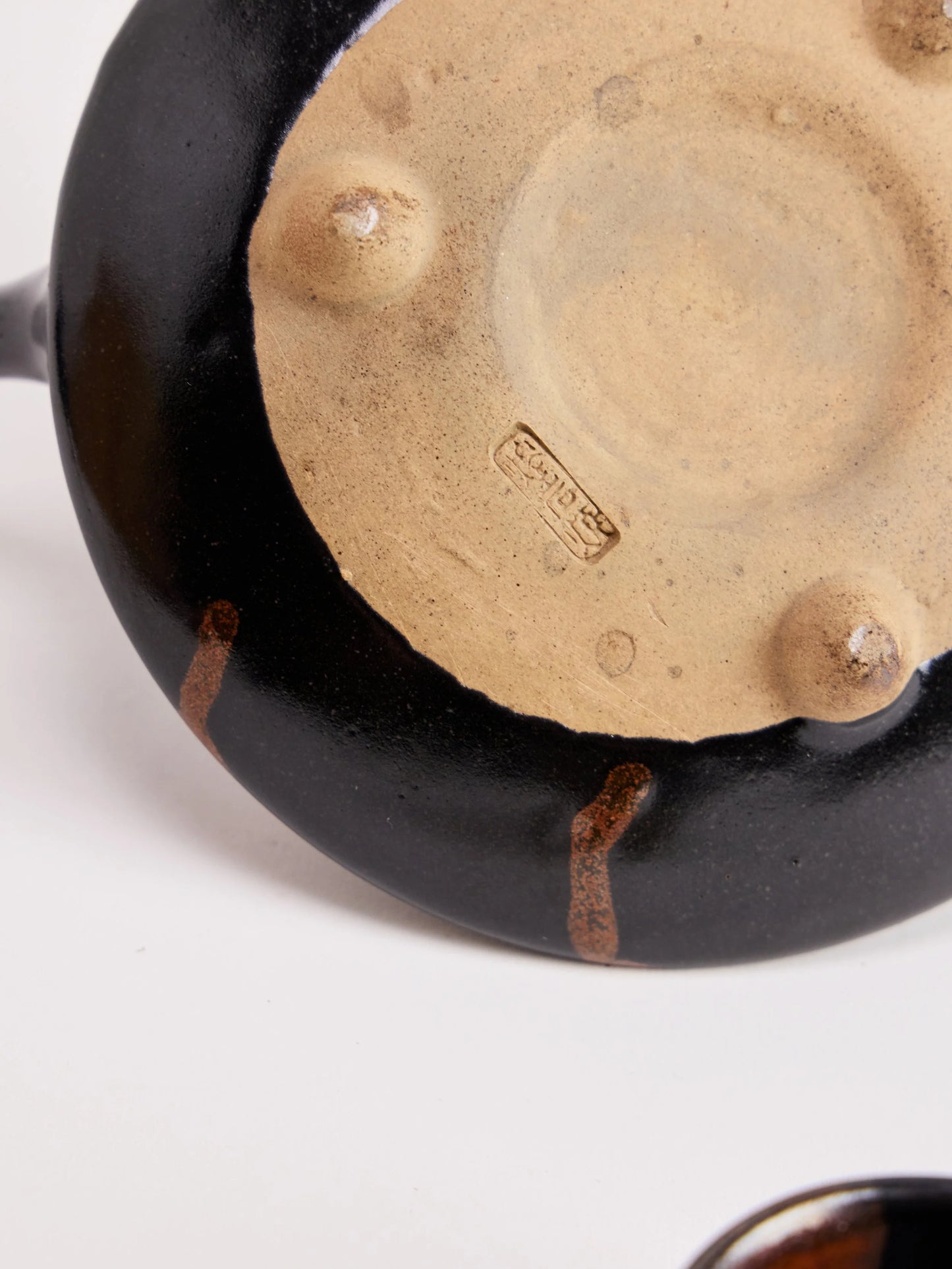 Lava fired Kyushu Teapot