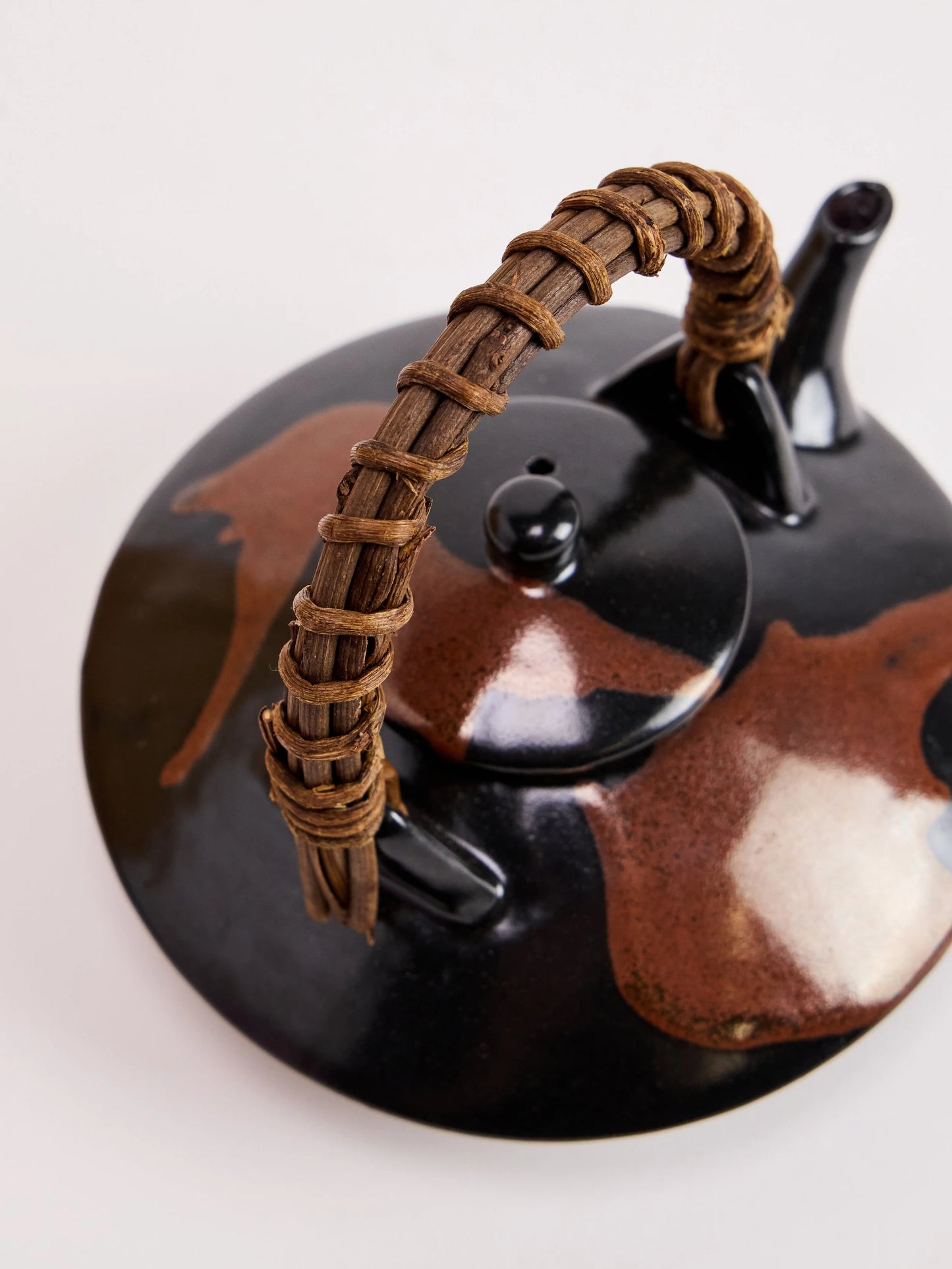 Lava fired Kyushu Teapot