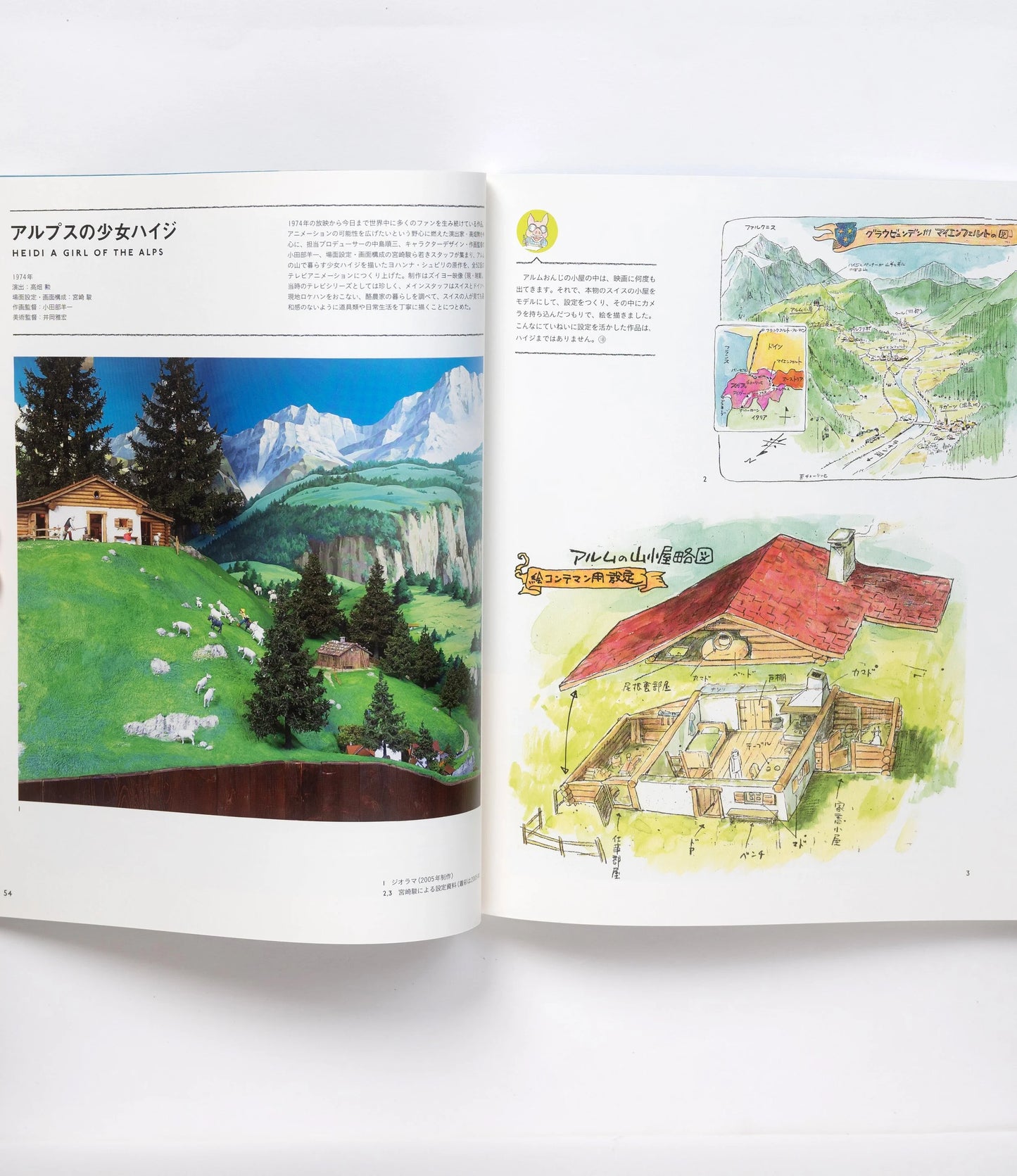 The architecture in Ghibli Exhibition