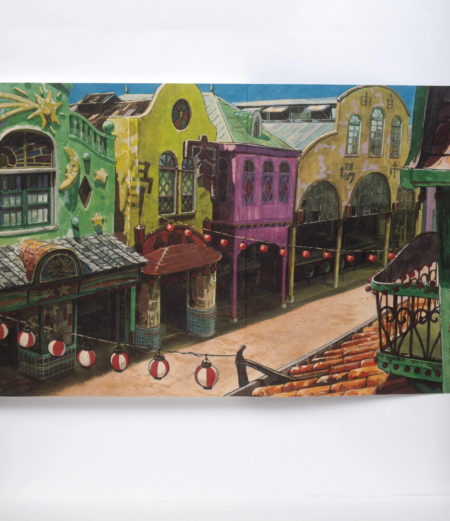 The architecture in Ghibli Exhibition