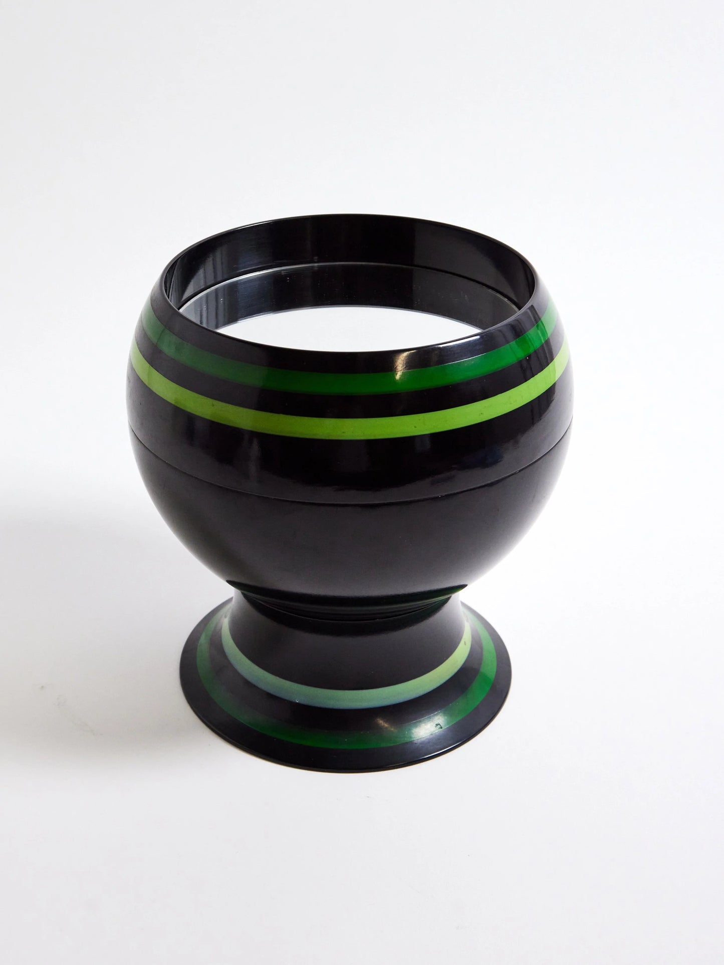 Urushi mirror and base Black