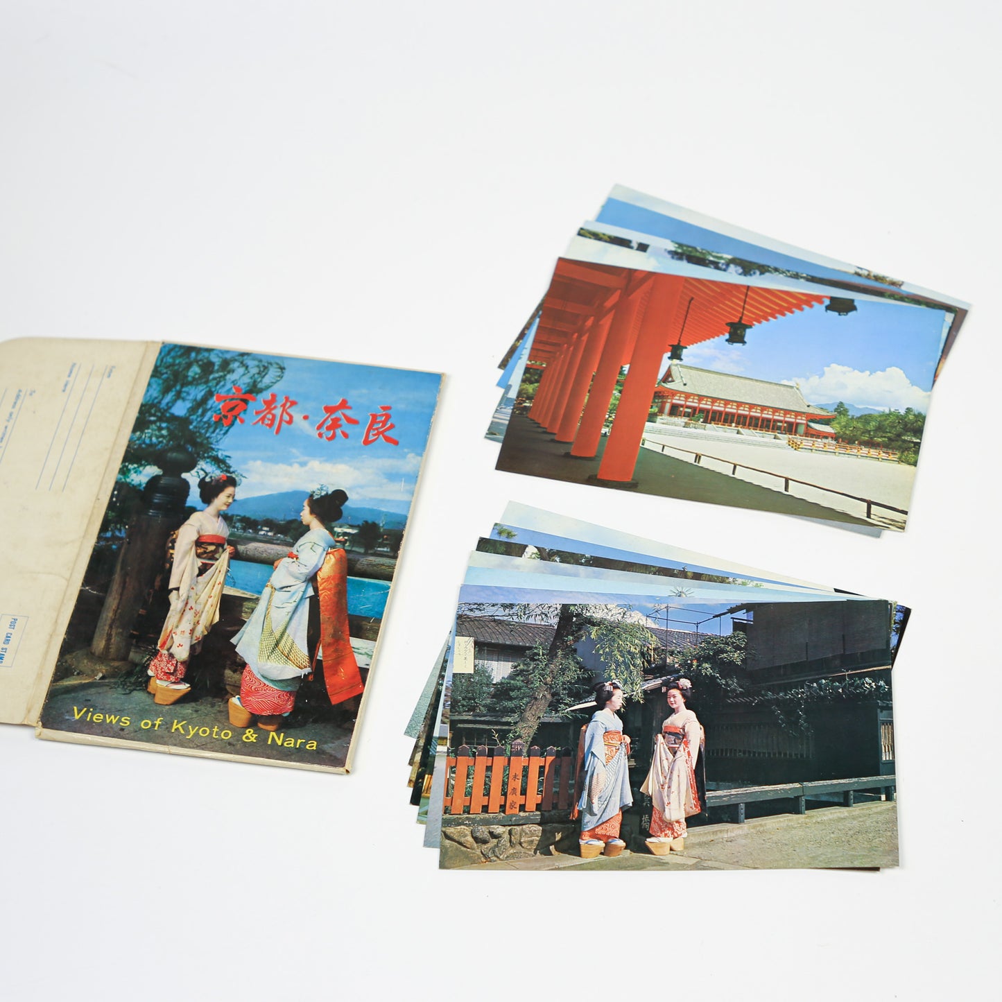 Views of Kyoto and Nara postcards set