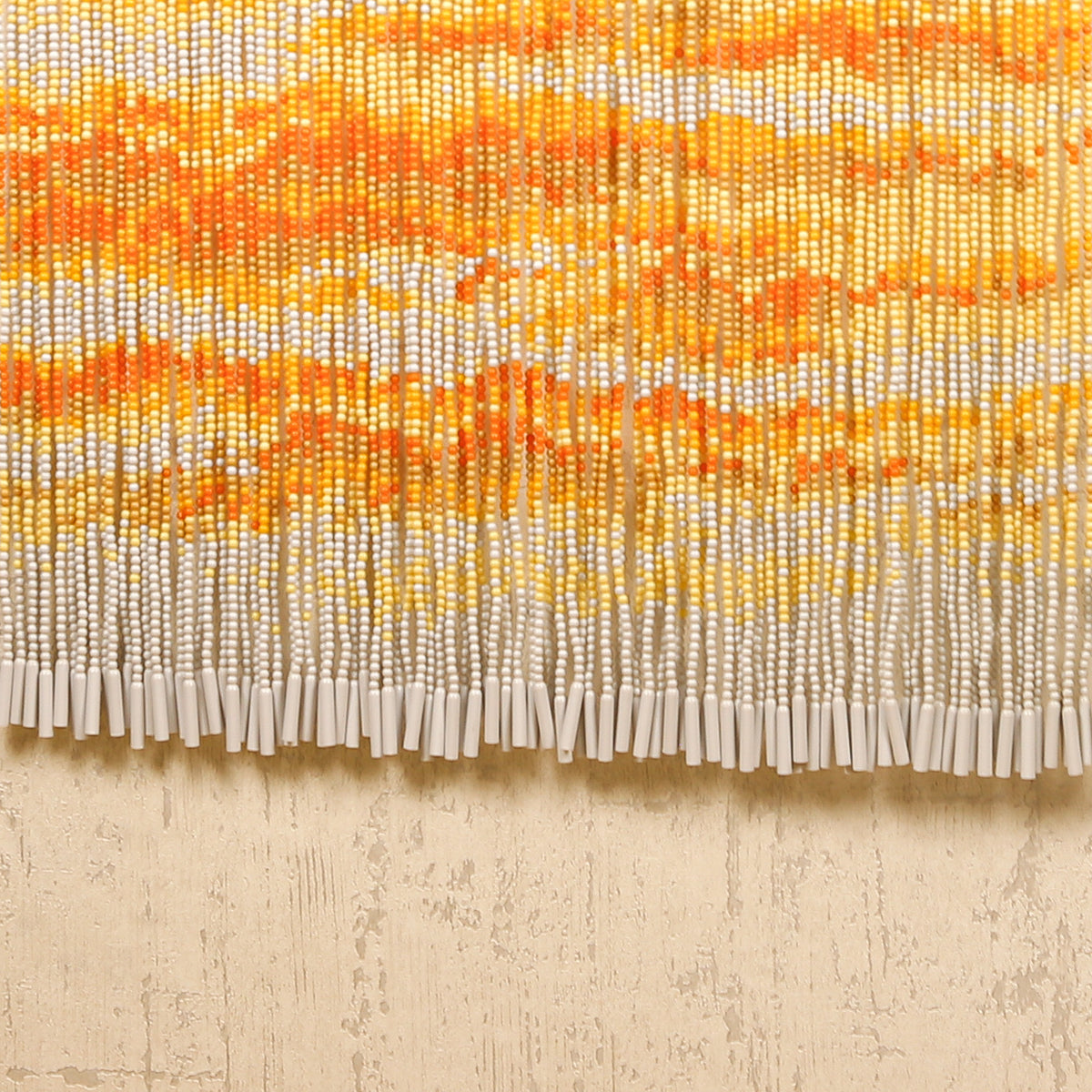 Vintage Beaded Door Curtain featuring Aka-Fuji