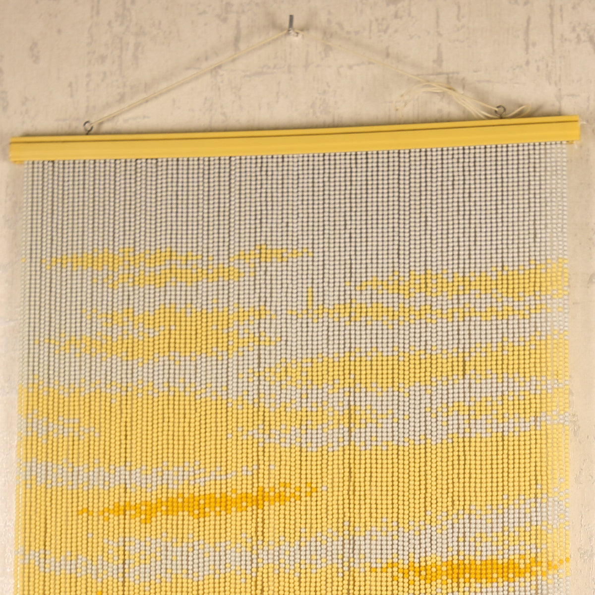 Vintage Beaded Door Curtain featuring Aka-Fuji