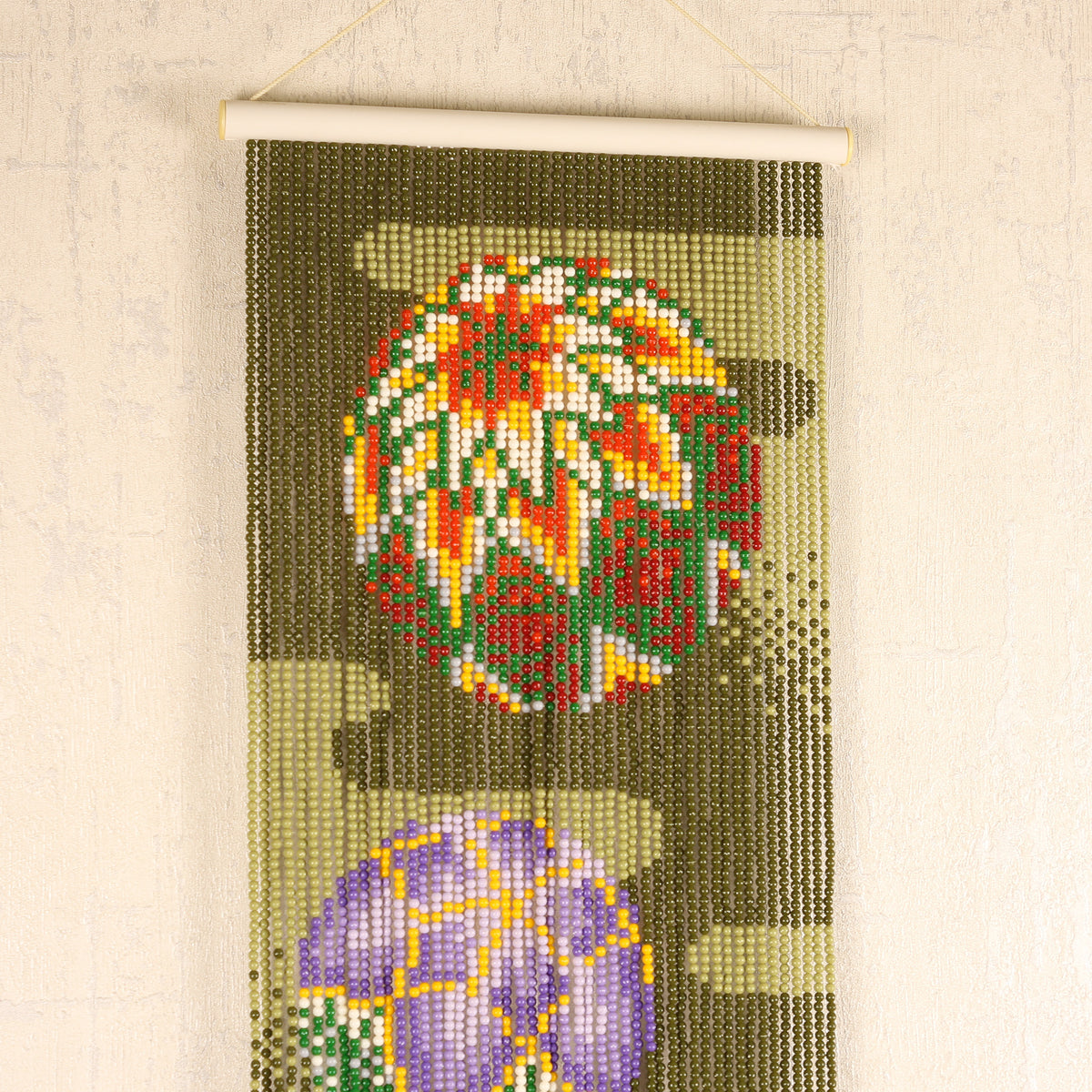 Skill Bead Door Curtain (Temari Motif)