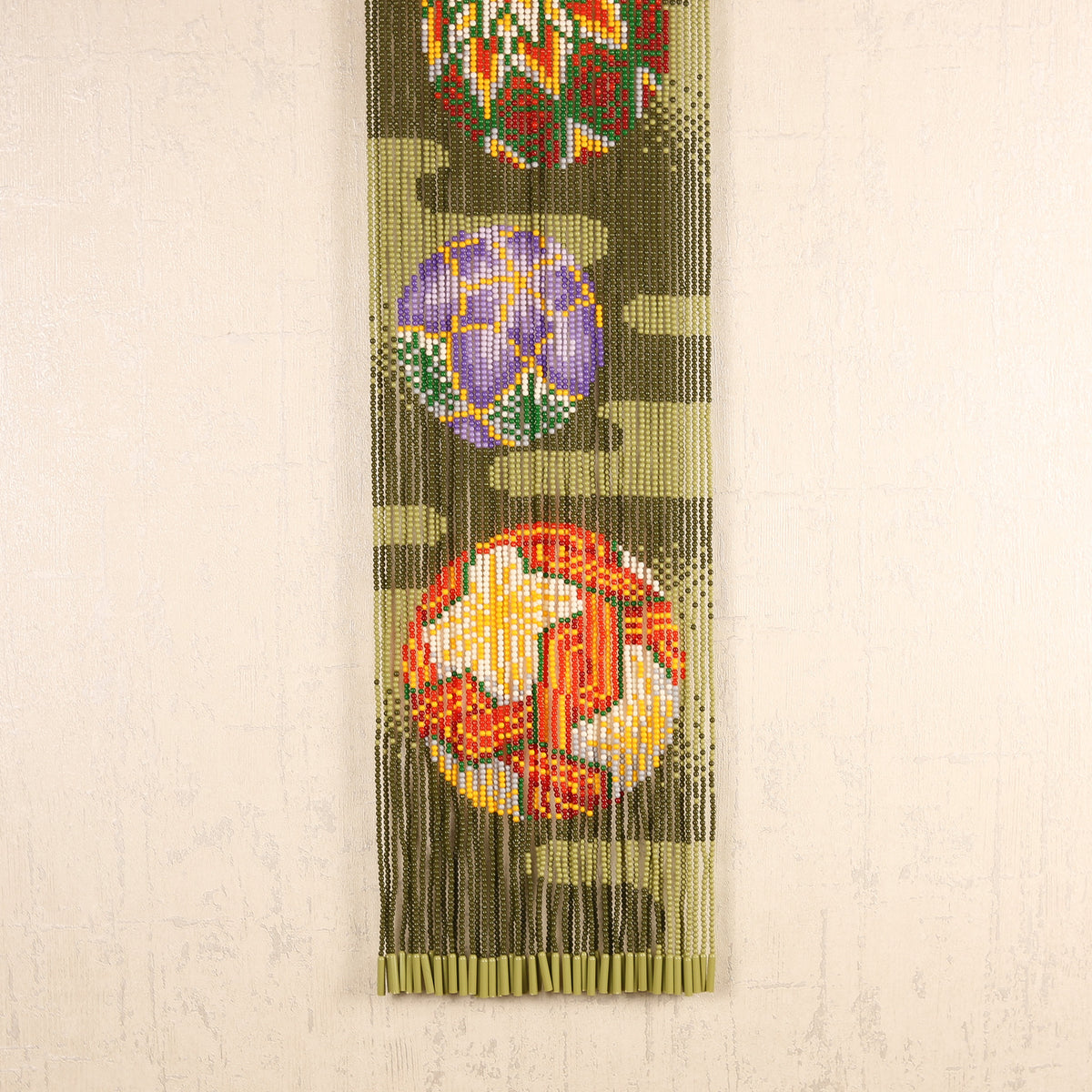 Skill Bead Door Curtain (Temari Motif)