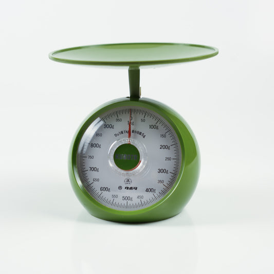 Vintage Kubota Green Apple Analog Kitchen Scale