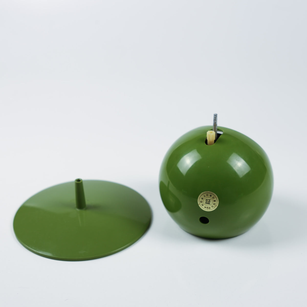 Vintage Kubota Green Apple Analog Kitchen Scale