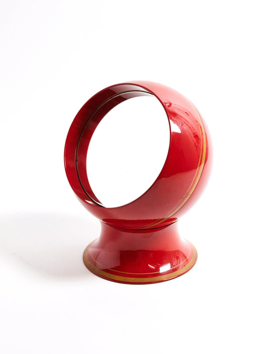 Urushi mirror and base